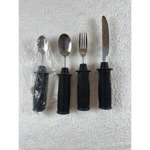 NEW Performance Health Sure Hand Weighted Bendable Flatware Open Box Set Of 4